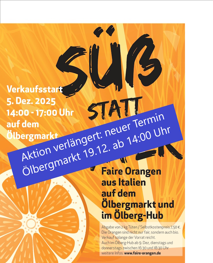 Süß statt bitter: Faire Orangen aus Italien | AKTION VERLÄNGERT