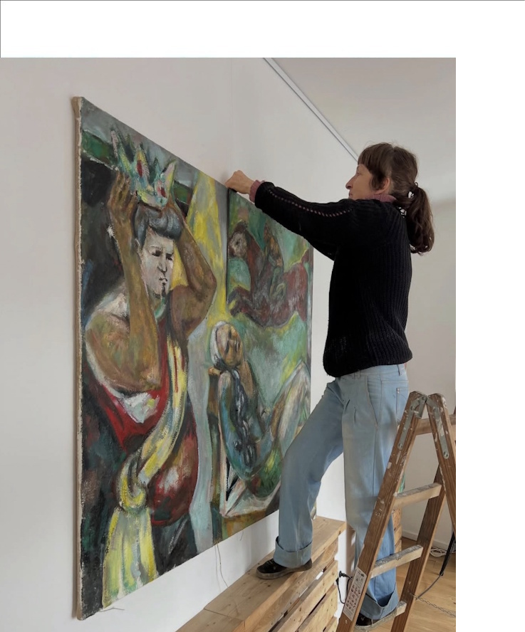 Gespräch mit der Künstlerin Annette Marks im Ölberg-Hub